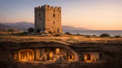 Descubren señales ocultas junto a una torre de 2,300 años y reescriben su historia